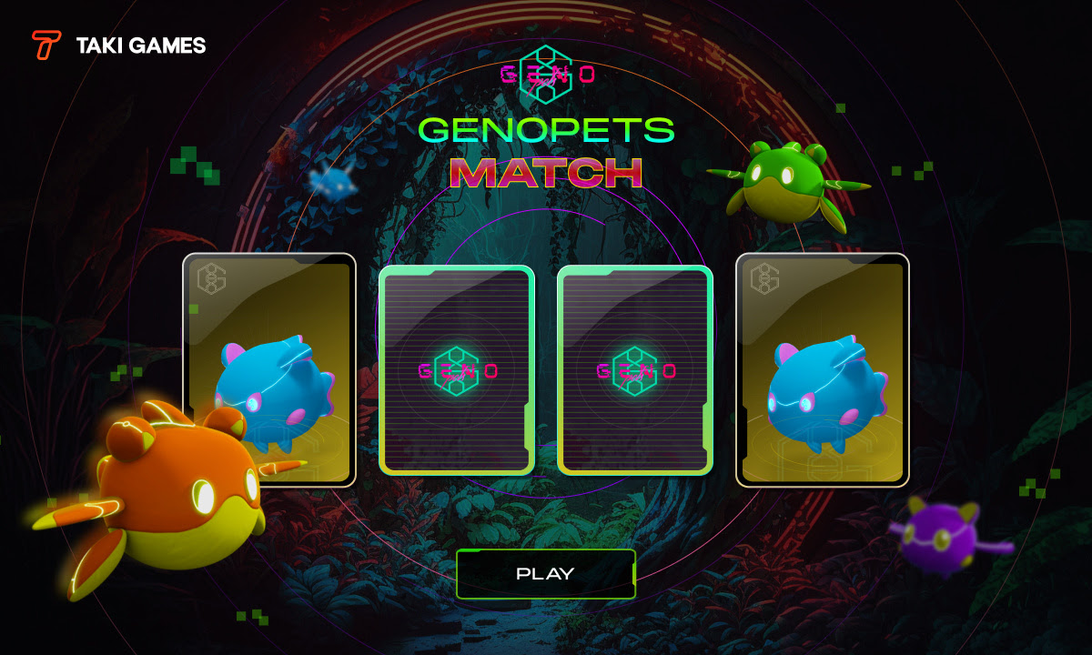 With Genopets Match, Taki Games & Genopets Speed Up Web3's Mainstream Adoption on Solana