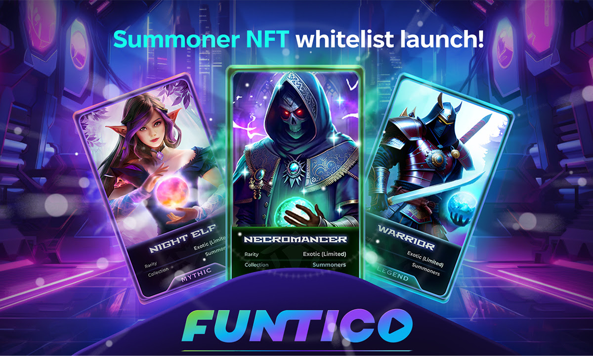 Funtico Announces Exclusive Whitelist for Summoners NFT Sale with Massive Prize Pool